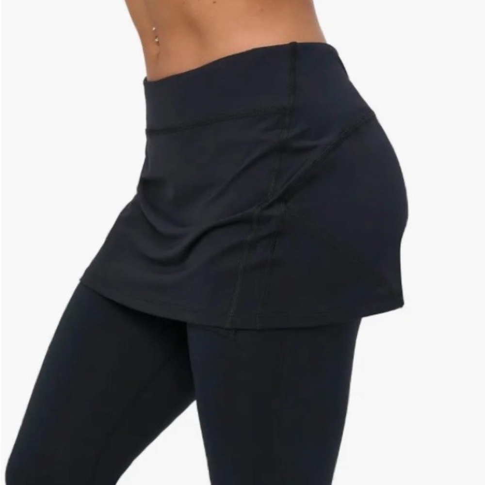 BloqUV Womens Tennis Skirt With Leggings Size Large Skorts Pickleball Golf Style